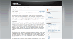 Desktop Screenshot of blog.zantherus.com